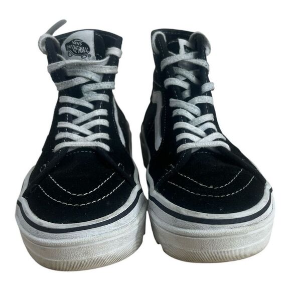 Vans Sentry Sk8-Hi Wafflecup Suede Women Size 6.5 Skate Shoes Black ULTRA CUSH - Picture 3 of 12